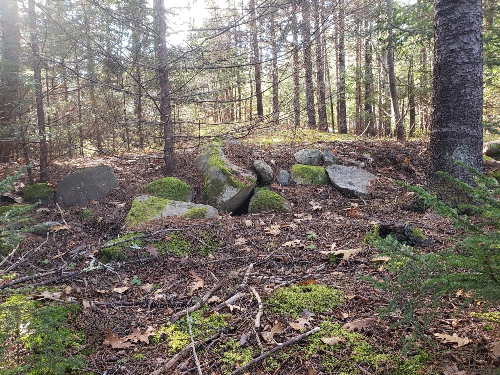 old moss covered quarry on Wild Air slope